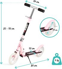 Самокат QKIDS WEISS pink